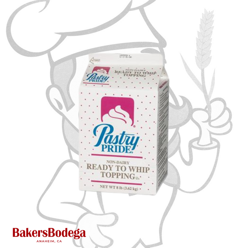 Pastry Pride®, Non-Dairy, Ready To Whip Topping Gallon - BakersBodega – Baking & Cake Decorating Supplies SupeStore