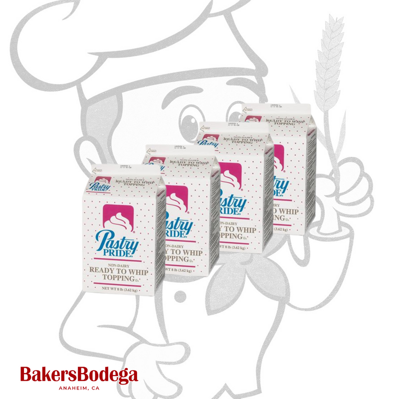 Pastry Pride®, Non-Dairy, Ready To Whip Topping Case - BakersBodega – Baking & Cake Decorating Supplies SupeStore