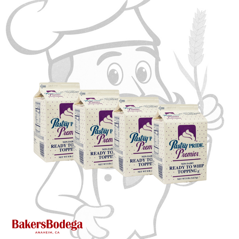 Pastry Pride®, Non-Dairy, Ready To Whip Topping Case - BakersBodega – Baking & Cake Decorating Supplies SupeStore