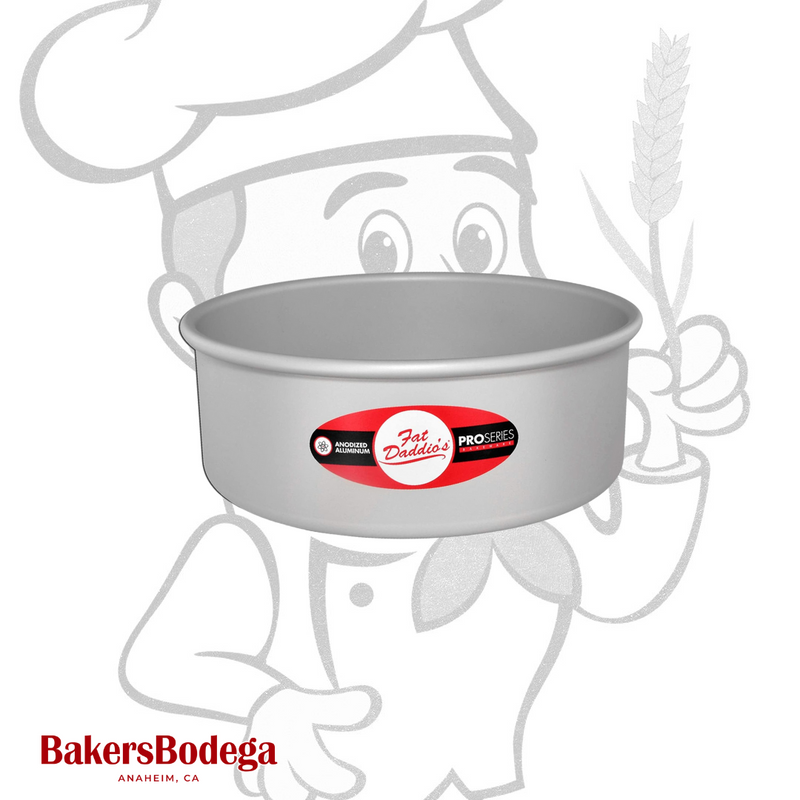Fat Daddio's® Round Cake Pans - BakersBodega – Baking & Cake Decorating Supplies SupeStore