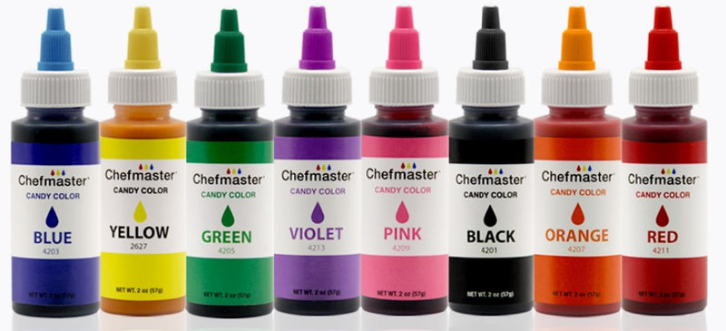 Food Color, Liquid Candy Color by Chefmaster® 2 oz.  BakersBodega – Baking  & Cake Decorating Supplies SuperStore