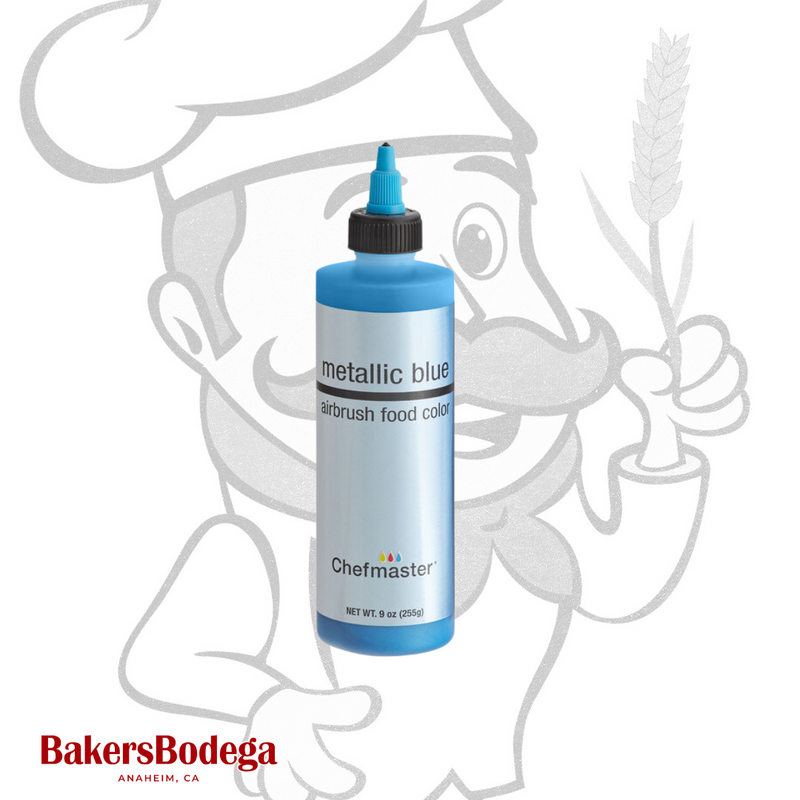Chefmaster®Airbrush metallic food color 9 oz - BakersBodega – Baking & Cake Decorating Supplies SupeStore