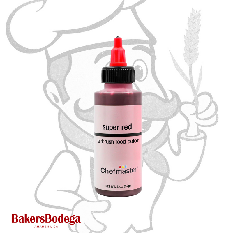 Chefmaster® Air brush food color 2 oz - BakersBodega – Baking & Cake Decorating Supplies SupeStore