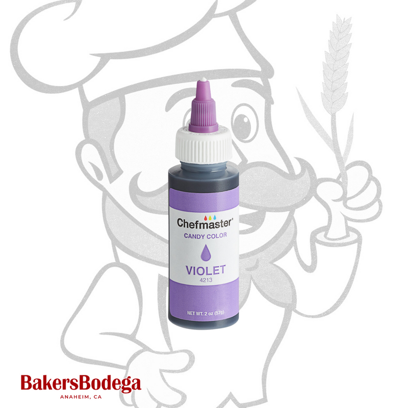 Chefmaster 2 oz. Violet Oil-Based Candy Color