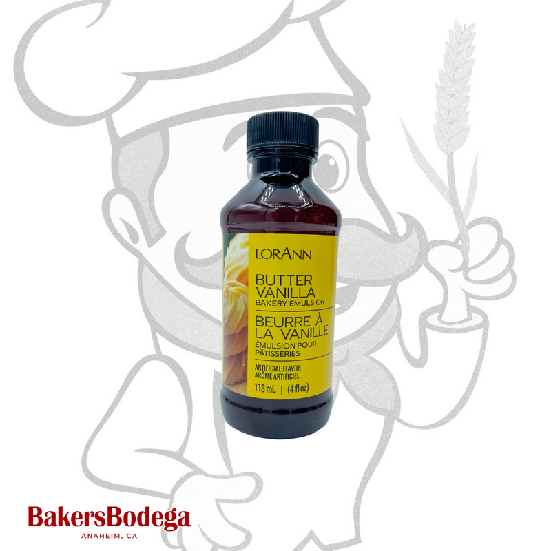 Lorann Oils®  Bakery emulsions 4 Oz - BakersBodega – Baking & Cake Decorating Supplies SupeStore