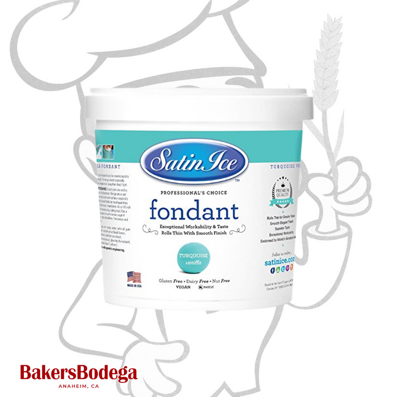 Satin Ice® Fondant 5 LB - BakersBodega – Baking & Cake Decorating Supplies SupeStore