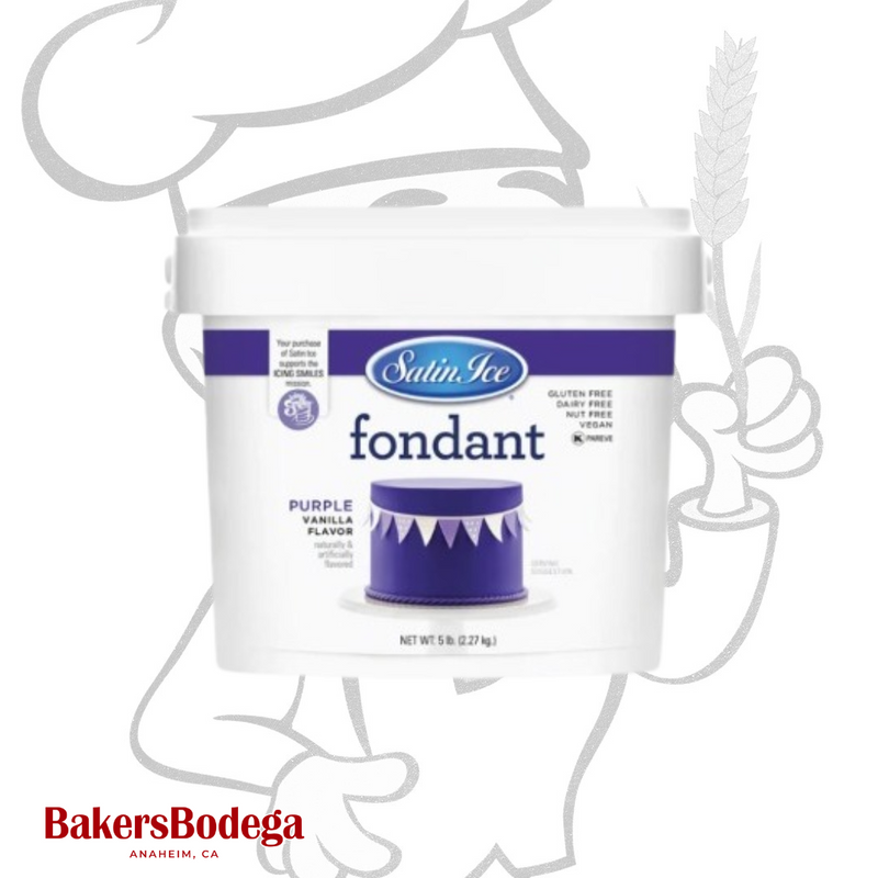 Satin Ice® Fondant 5 LB - BakersBodega – Baking & Cake Decorating Supplies SupeStore