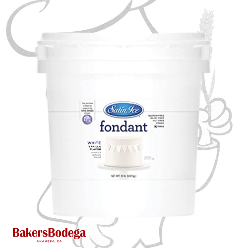 Satin Ice® Fondant 20 LB - BakersBodega – Baking & Cake Decorating Supplies SupeStore