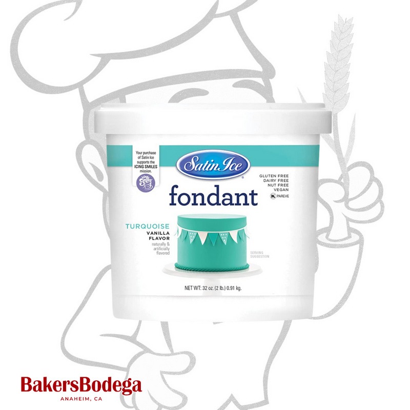 Satin Ice® - Fondant 2LB - BakersBodega – Baking & Cake Decorating Supplies SupeStore