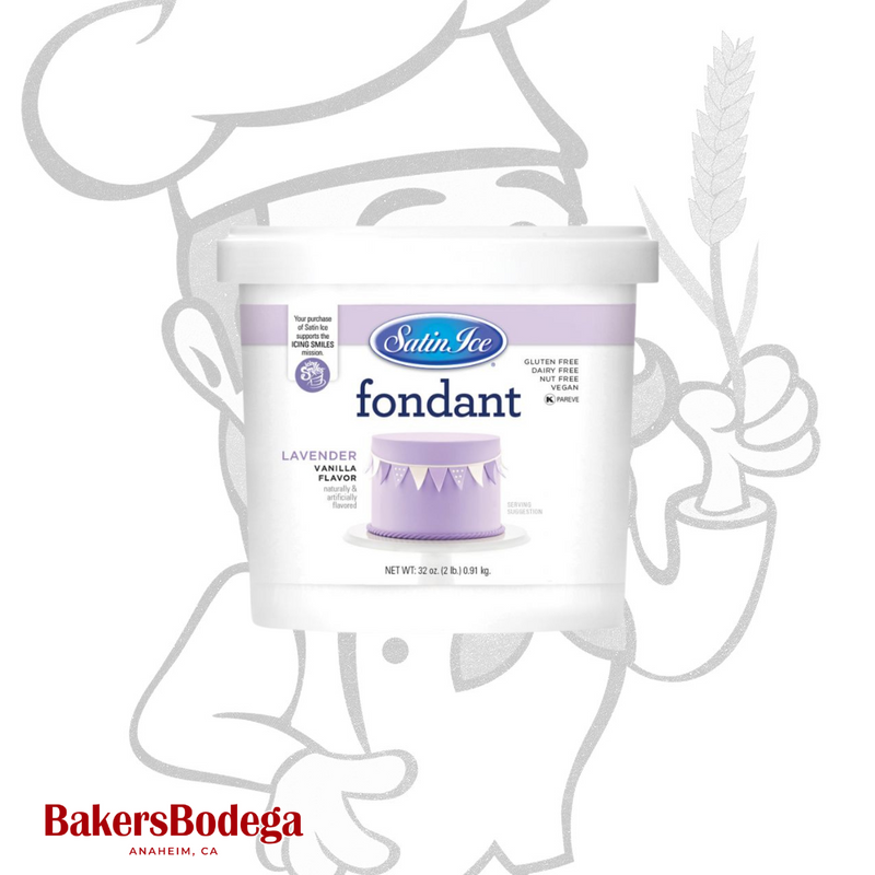 Satin Ice® - Fondant 2LB - BakersBodega – Baking & Cake Decorating Supplies SupeStore