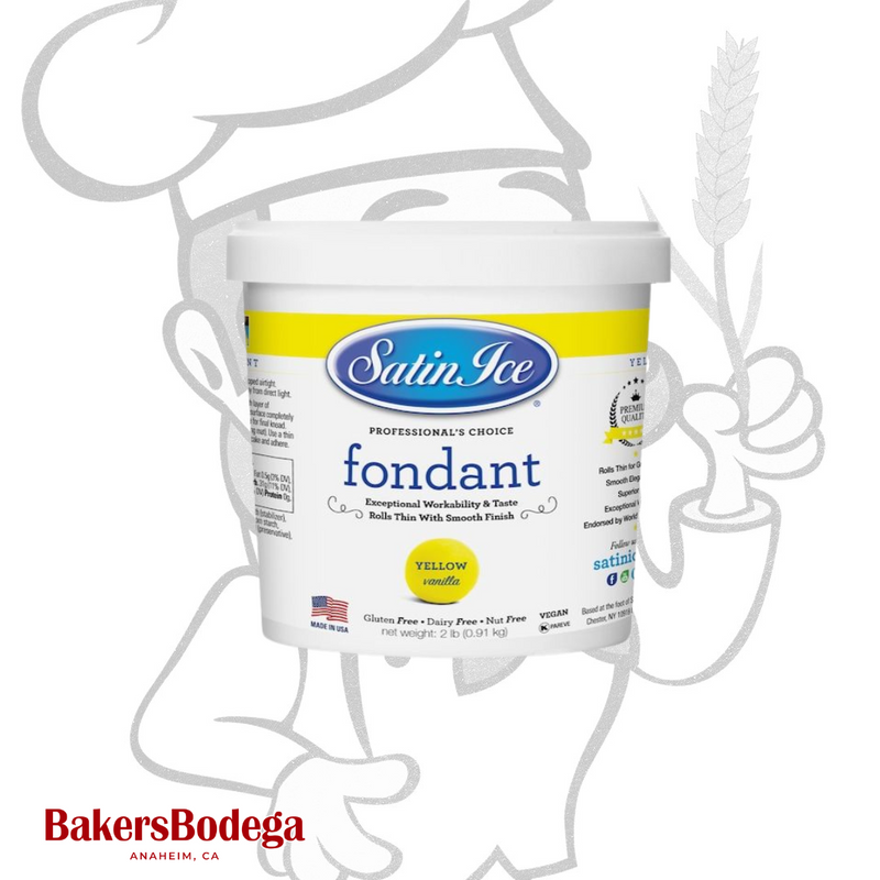 Satin Ice® - Fondant 2LB - BakersBodega – Baking & Cake Decorating Supplies SupeStore