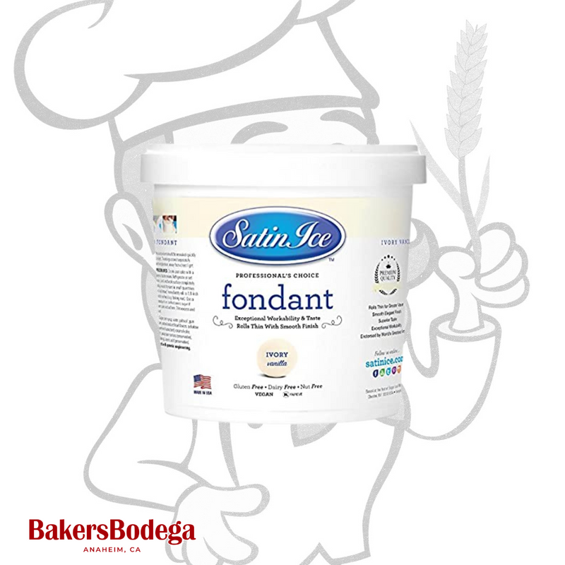 Satin Ice® - Fondant 2LB - BakersBodega – Baking & Cake Decorating Supplies SupeStore