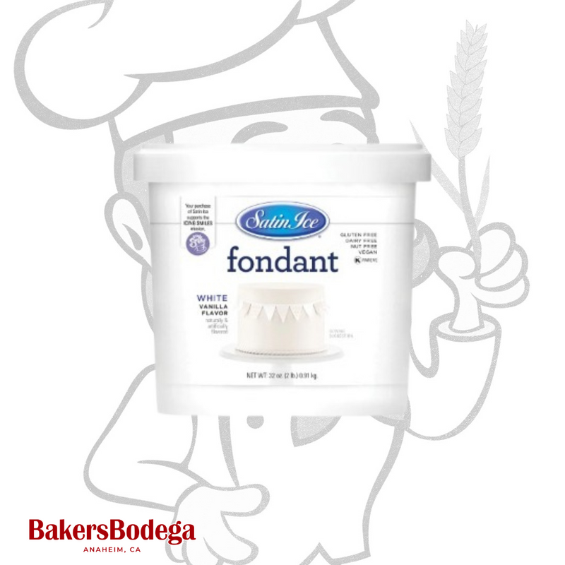 Satin Ice® - Fondant 2LB - BakersBodega – Baking & Cake Decorating Supplies SupeStore