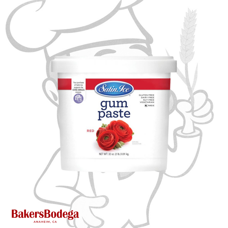 Satin Ice® Gum Paste - 2LB - BakersBodega – Baking & Cake Decorating Supplies SupeStore