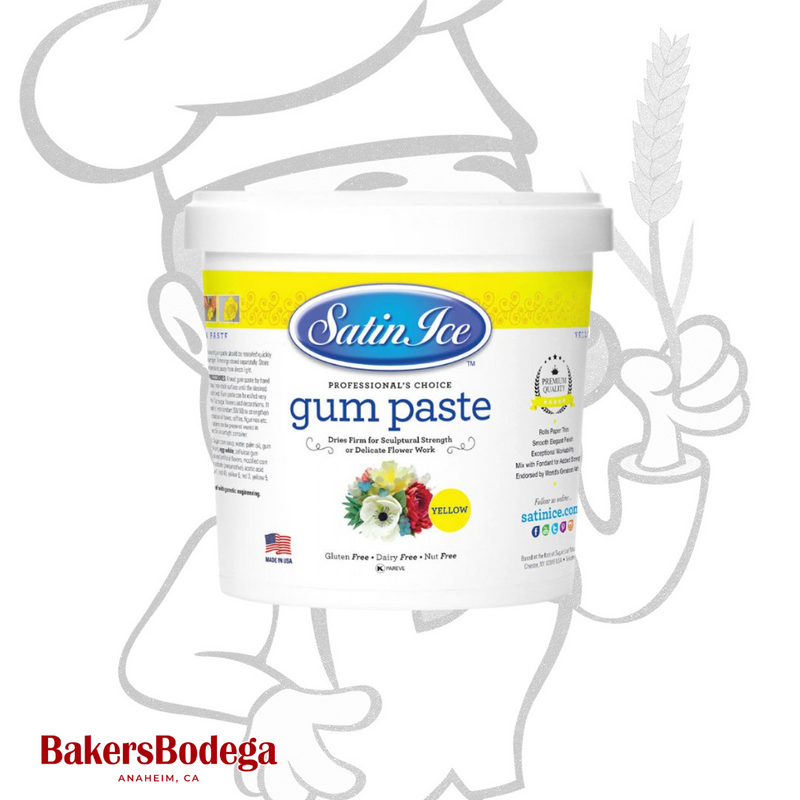 Satin Ice® Gum Paste - 2LB - BakersBodega – Baking & Cake Decorating Supplies SupeStore