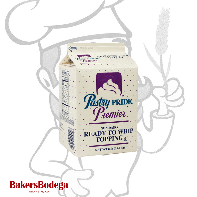 Pastry Pride®, Non-Dairy, Ready To Whip Topping Gallon - BakersBodega – Baking & Cake Decorating Supplies SupeStore
