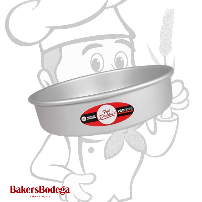 Fat Daddio's® Round Cake Pans - BakersBodega – Baking & Cake Decorating Supplies SupeStore