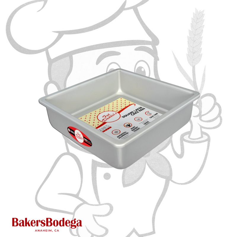 Fat Daddio's® Square Cake Pans - BakersBodega – Baking & Cake Decorating Supplies SupeStore