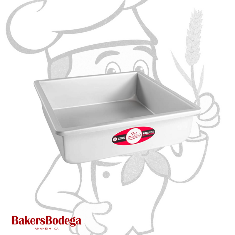 Fat Daddio's® Square Cake Pans - BakersBodega – Baking & Cake Decorating Supplies SupeStore