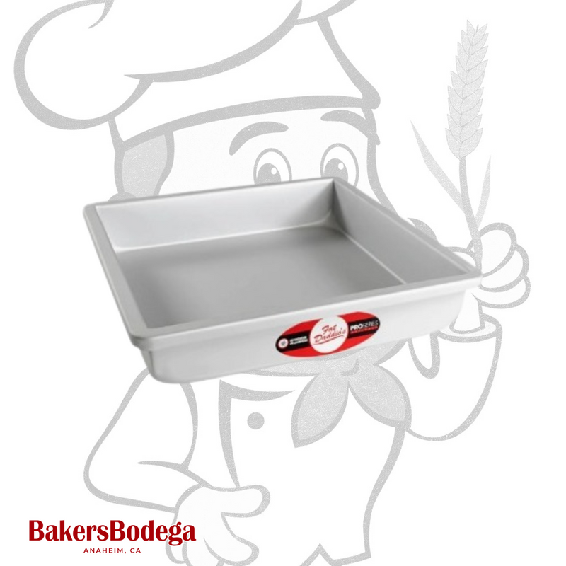 Fat Daddio's® Square Cake Pans - BakersBodega – Baking & Cake Decorating Supplies SupeStore