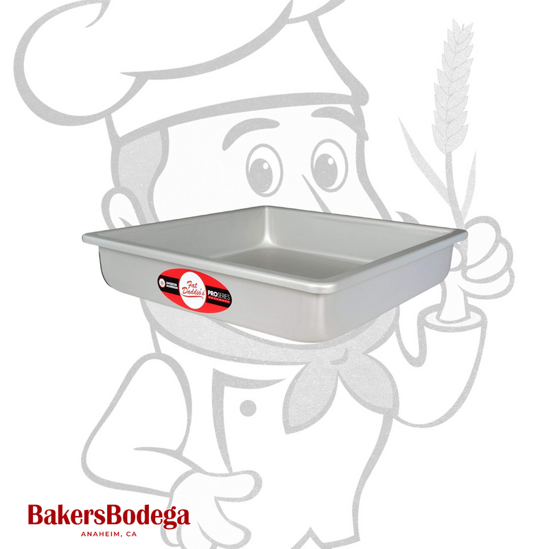 Fat Daddio's® Square Cake Pans - BakersBodega – Baking & Cake Decorating Supplies SupeStore