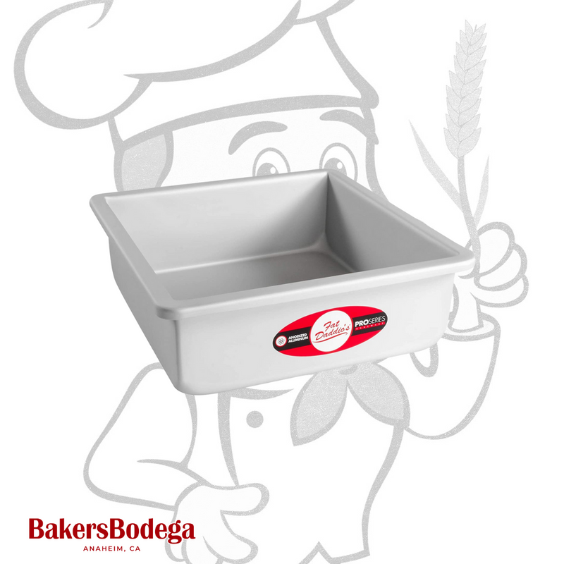 Fat Daddio's® Square Cake Pans - BakersBodega – Baking & Cake Decorating Supplies SupeStore