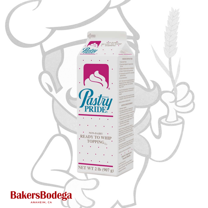 Pastry Pride®, Non-Dairy, Ready To Whip Topping 1 QT Pick up Only - BakersBodega – Baking & Cake Decorating Supplies SupeStore
